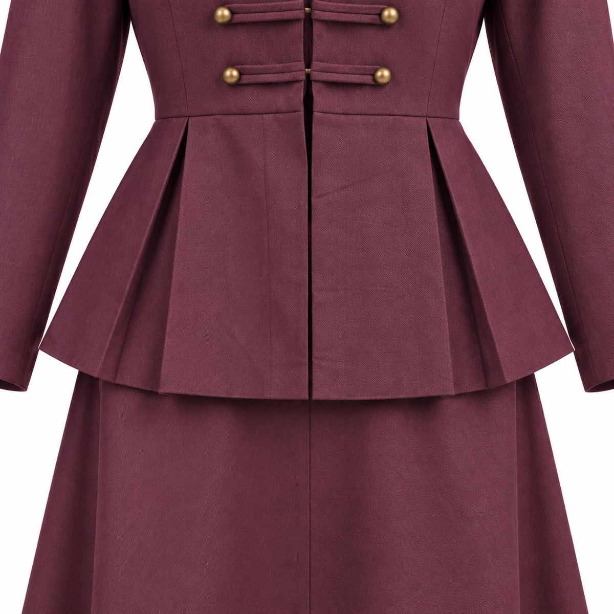 AUBELLE SKIRT SET AUBERGINE