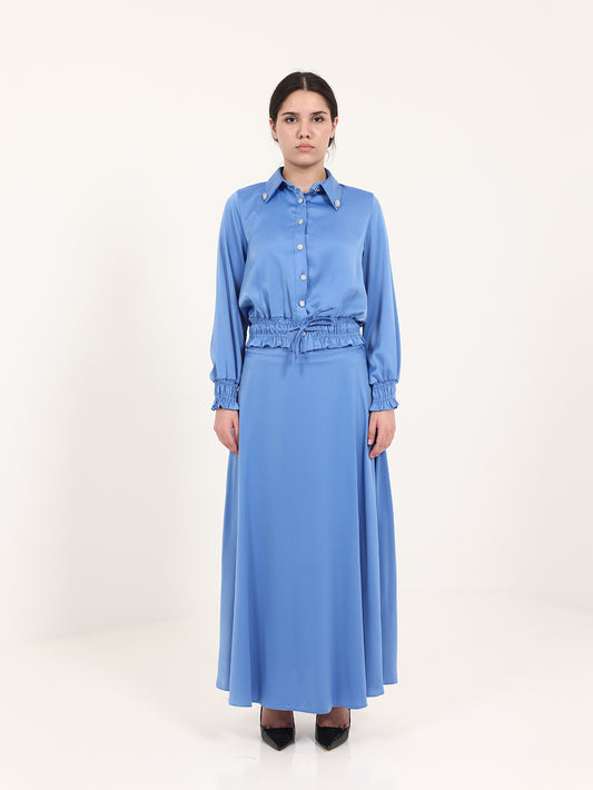 Gitane Double Satin Skirt Set