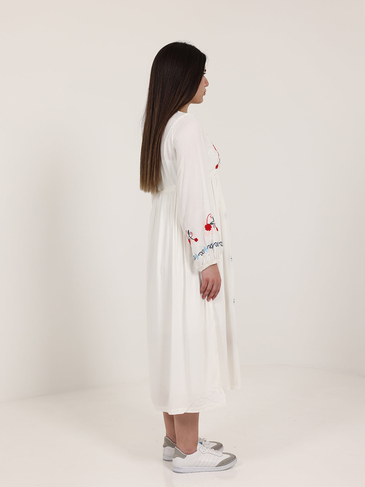 Red Summer linen dresses