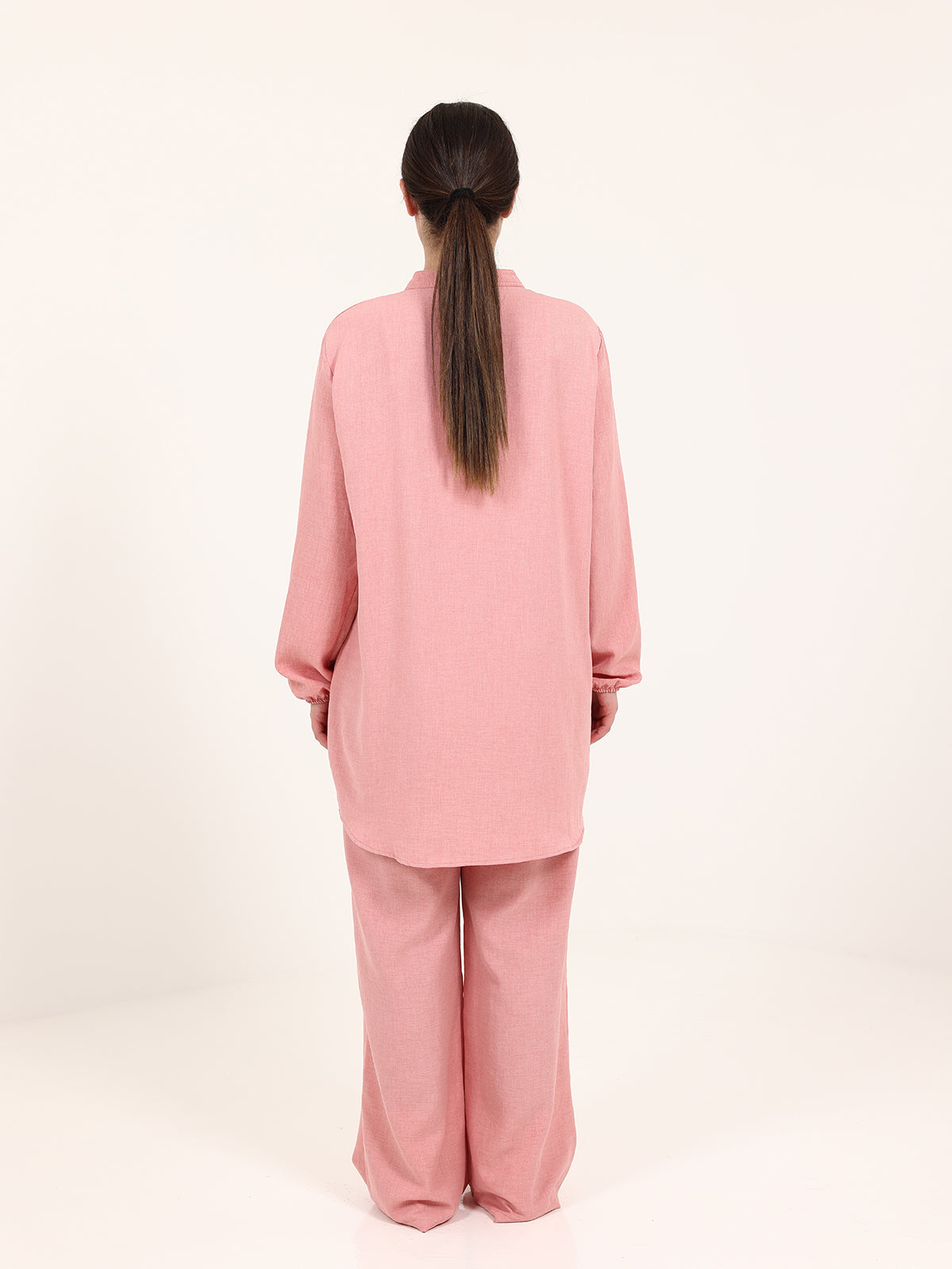 Light Pink Linen Cotton Set