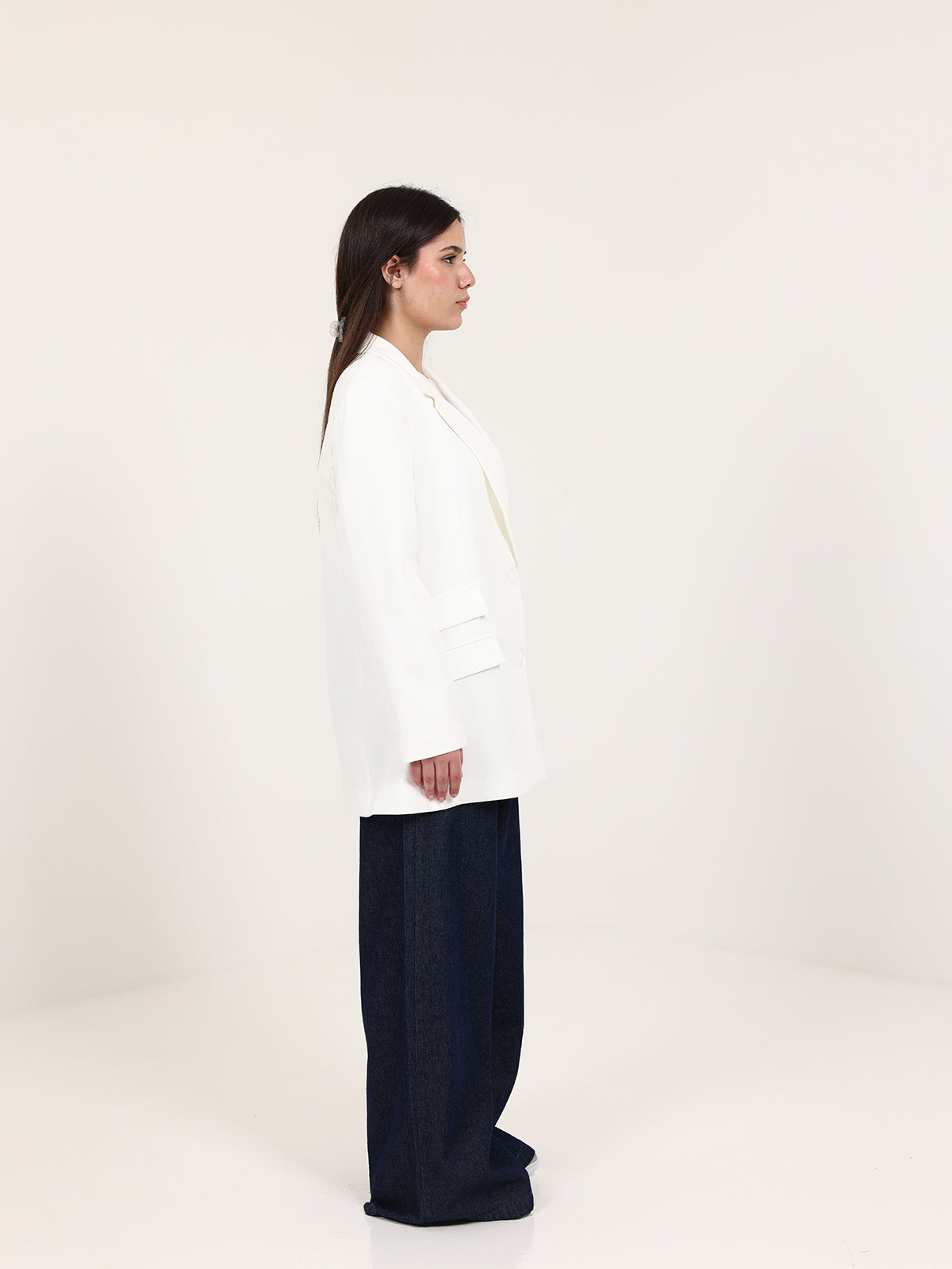 Off-White Left Pockets Oversized Blazer