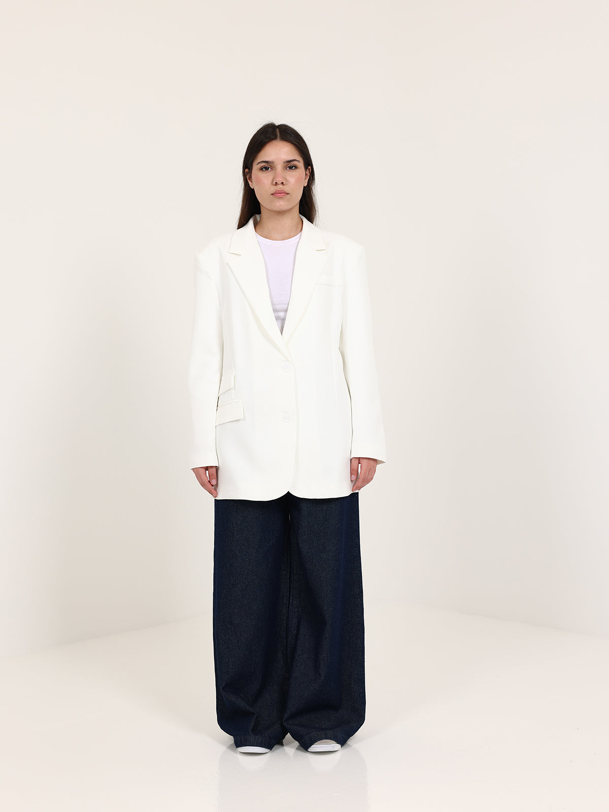 Off-White Left Pockets Oversized Blazer