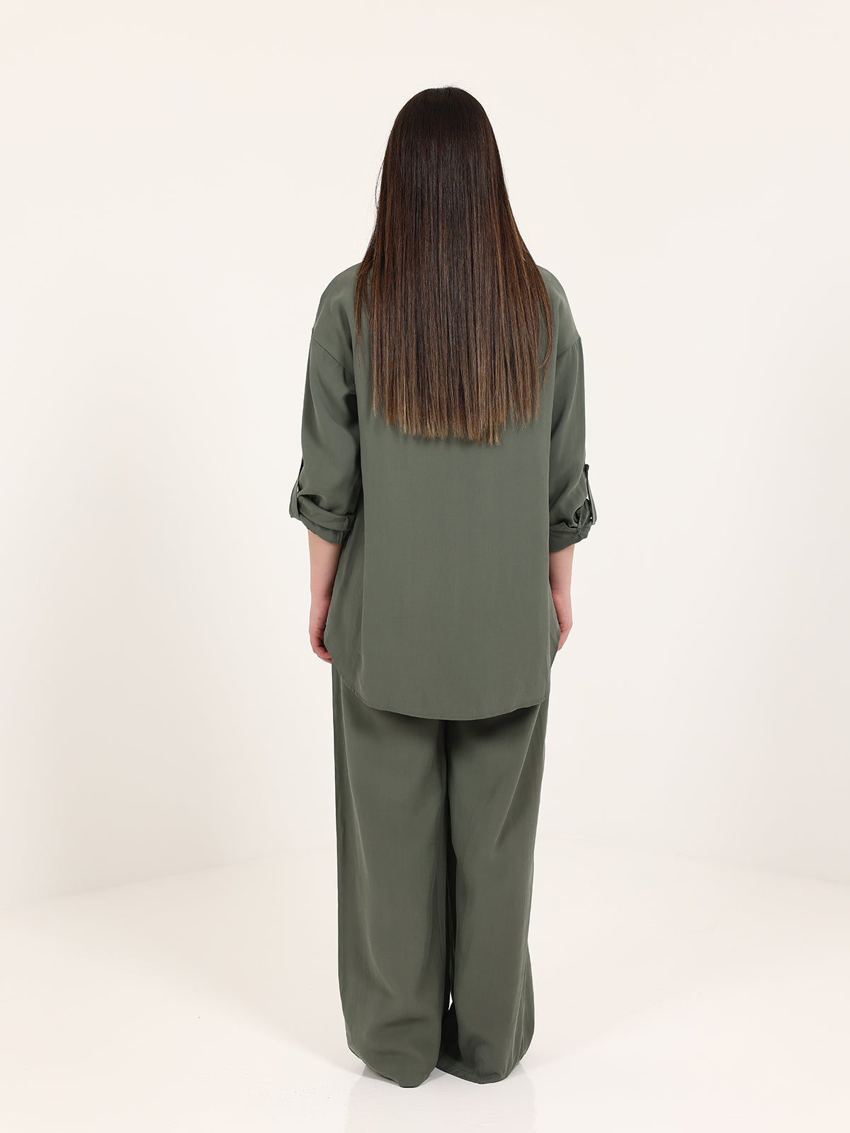 Olive High-Low Hem Modal Set