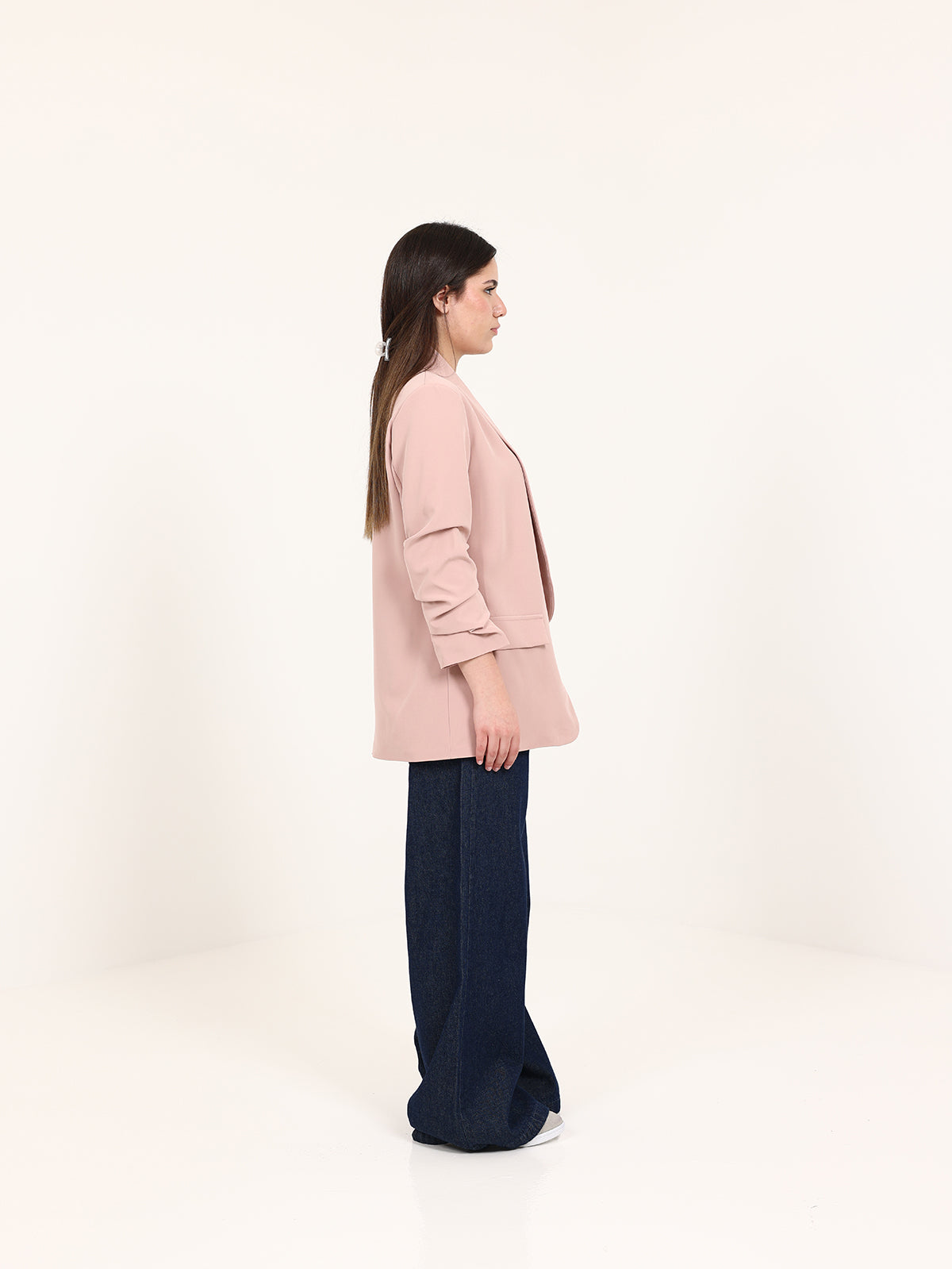 Pudra Rushed Sleeves Blazer