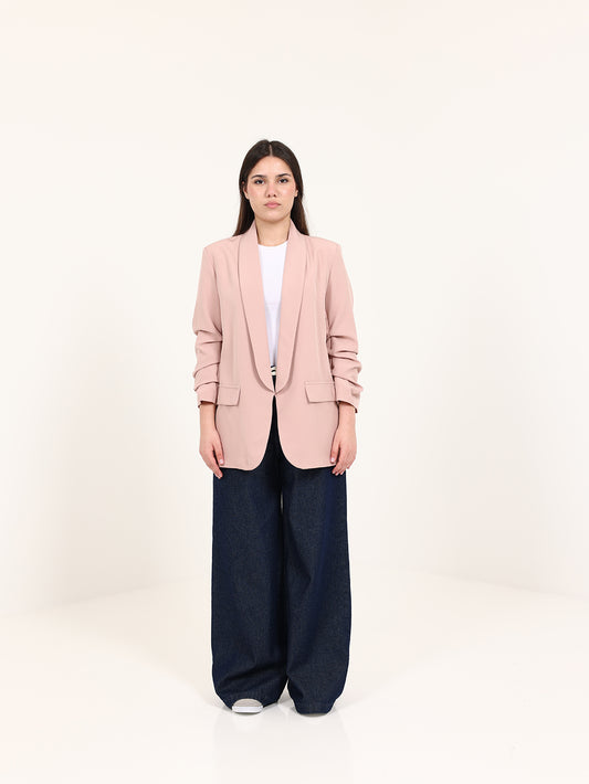 Pudra Rushed Sleeves Blazer