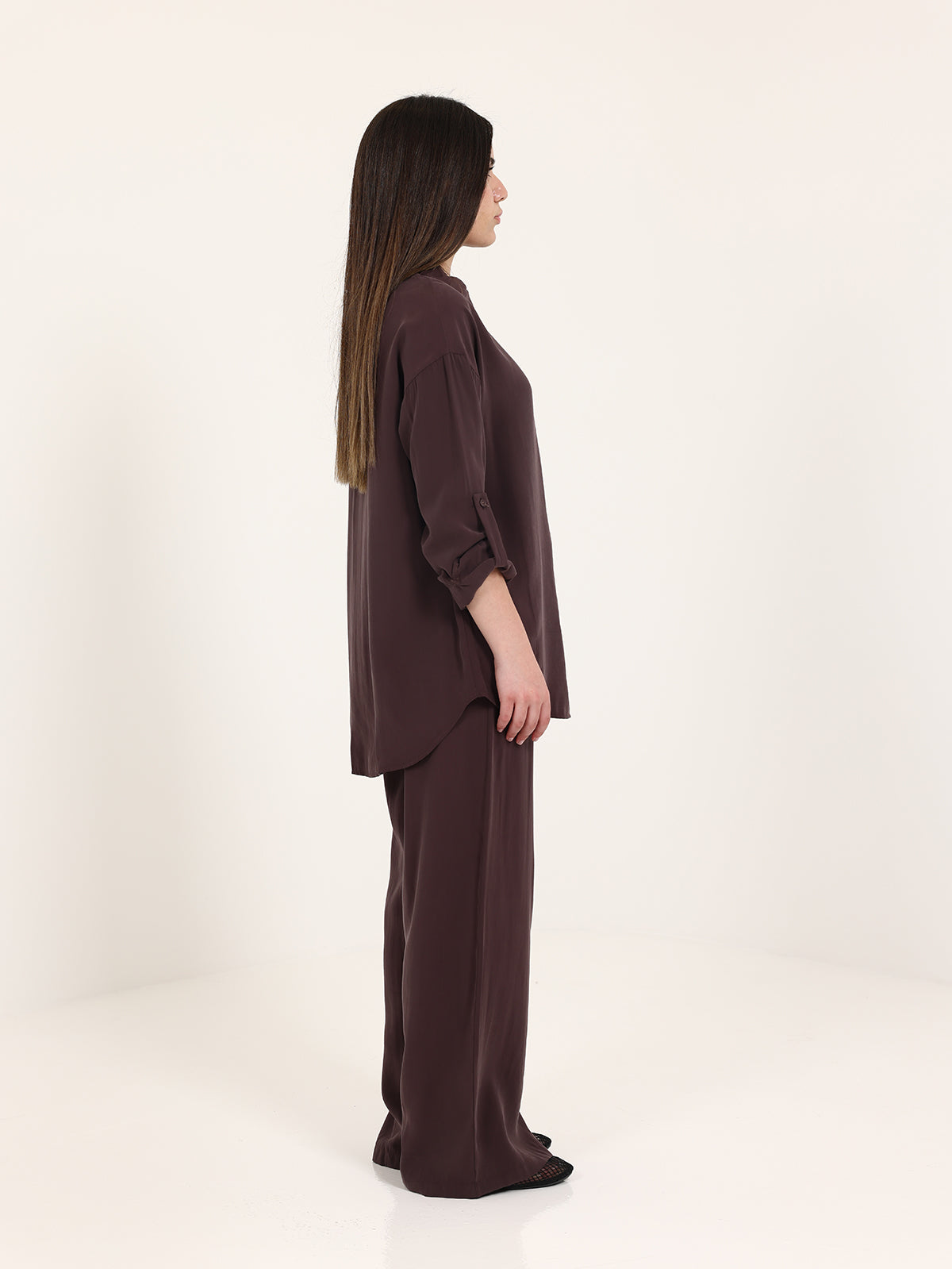 Violet High-Low Hem Modal Set