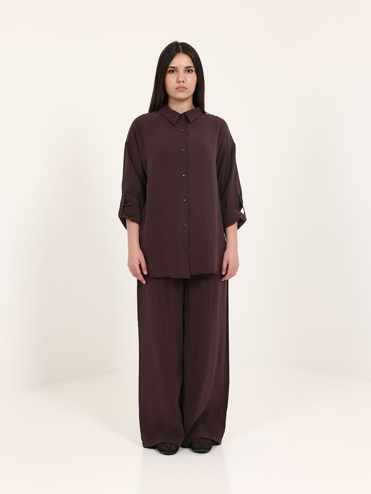 Violet High-Low Hem Modal Set