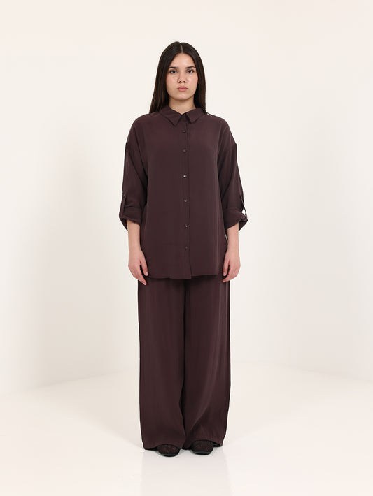 Violet High-Low Hem Modal Set