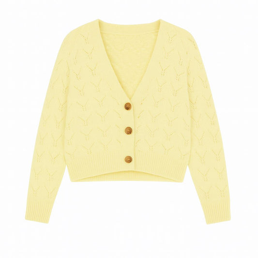 NELA CARDIGAN Yellow