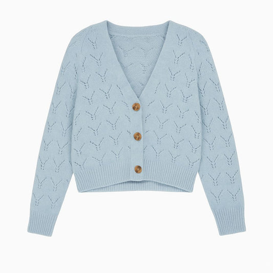 NELA CARDIGAN Baby Blue