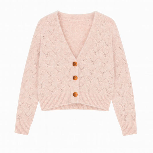 NELA CARDIGAN Light Pink