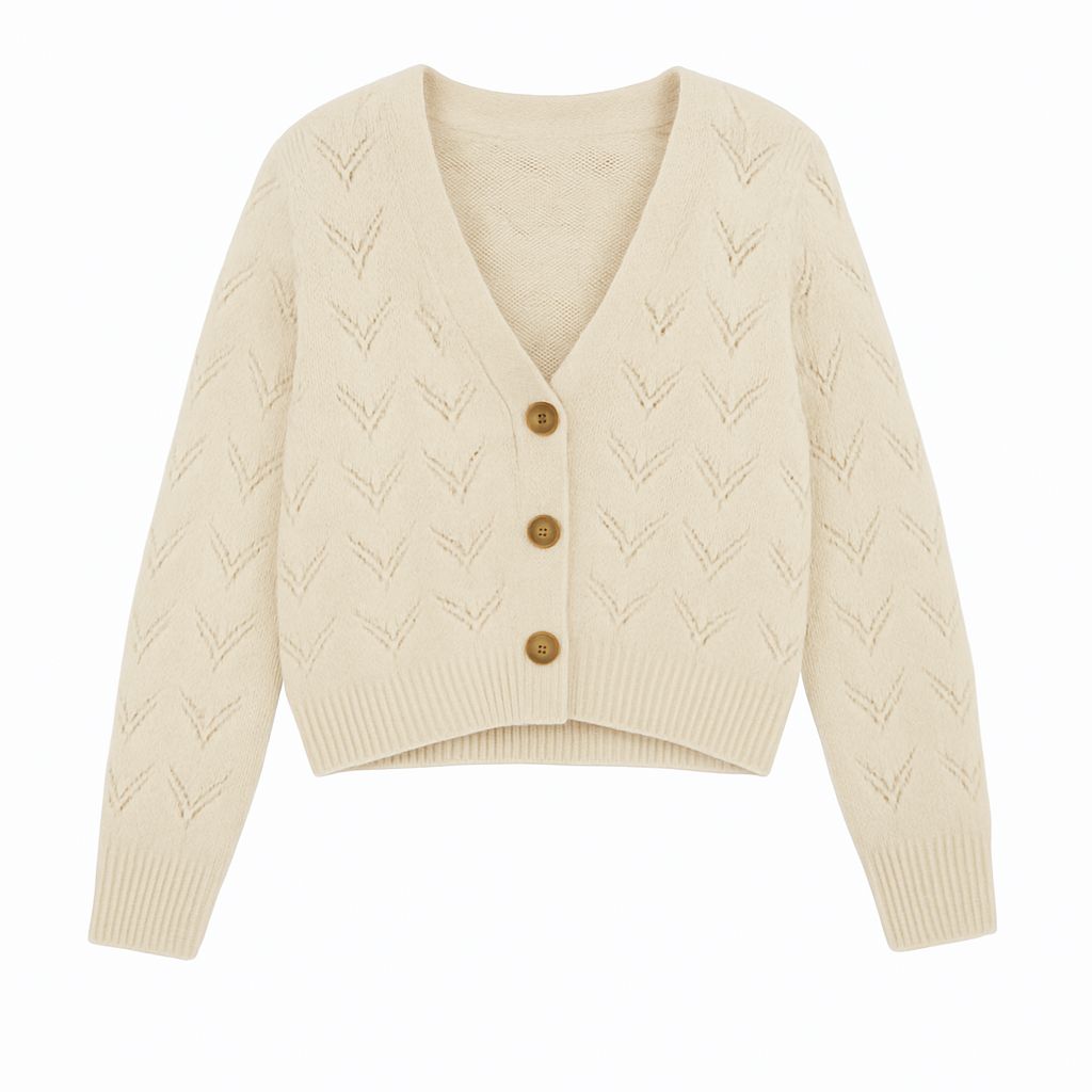 NELA CARDIGAN Beige