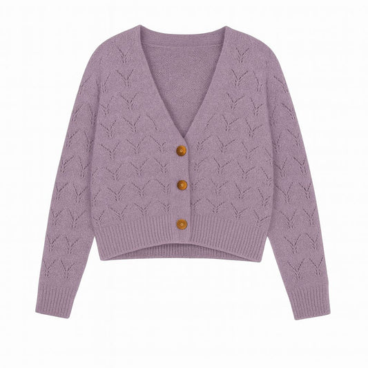 NELA CARDIGAN Lilac