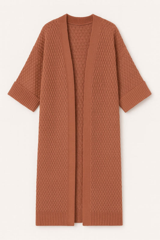 NAVELLE CARDIGAN Light Brown