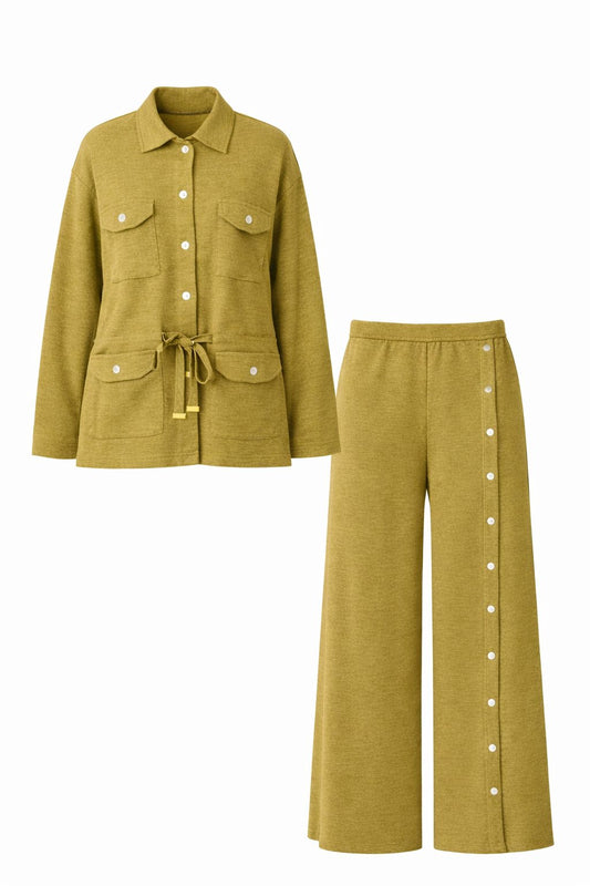 TOURIN SET Olive Mustard