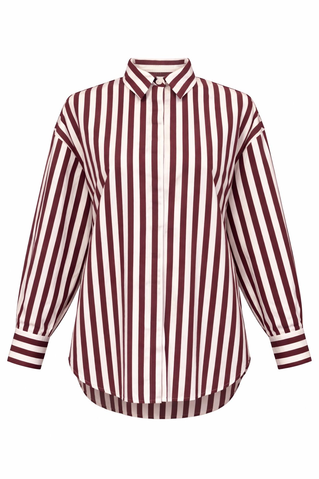MELRA SHIRT Burgundy